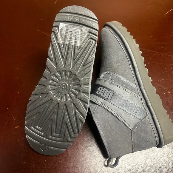 Ugg Mens Gray Neumel 1118570 Suede Snapback Ankle Winter Boots Size US 10 - Picture 4 of 5